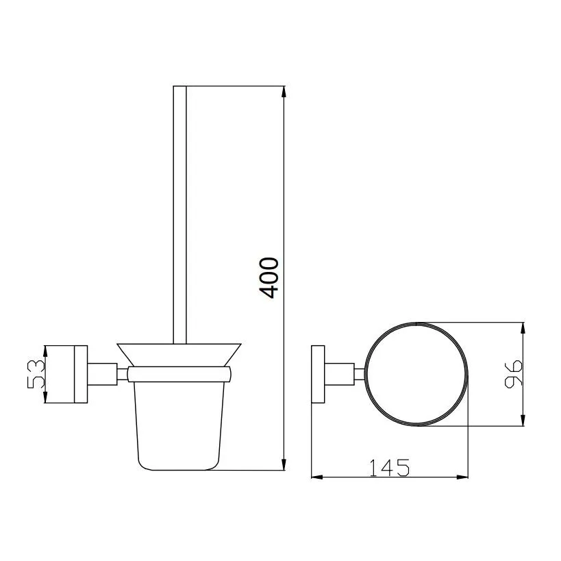 Ершик для унитаза Rav Slezak COLORADO COA0500Z, золото