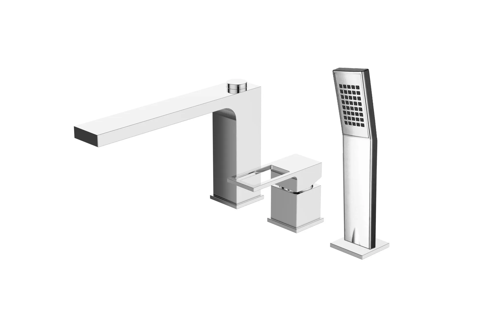 Смеситель на борт ванны BelBagno Romano, хром (ROM-BVD-CRM)