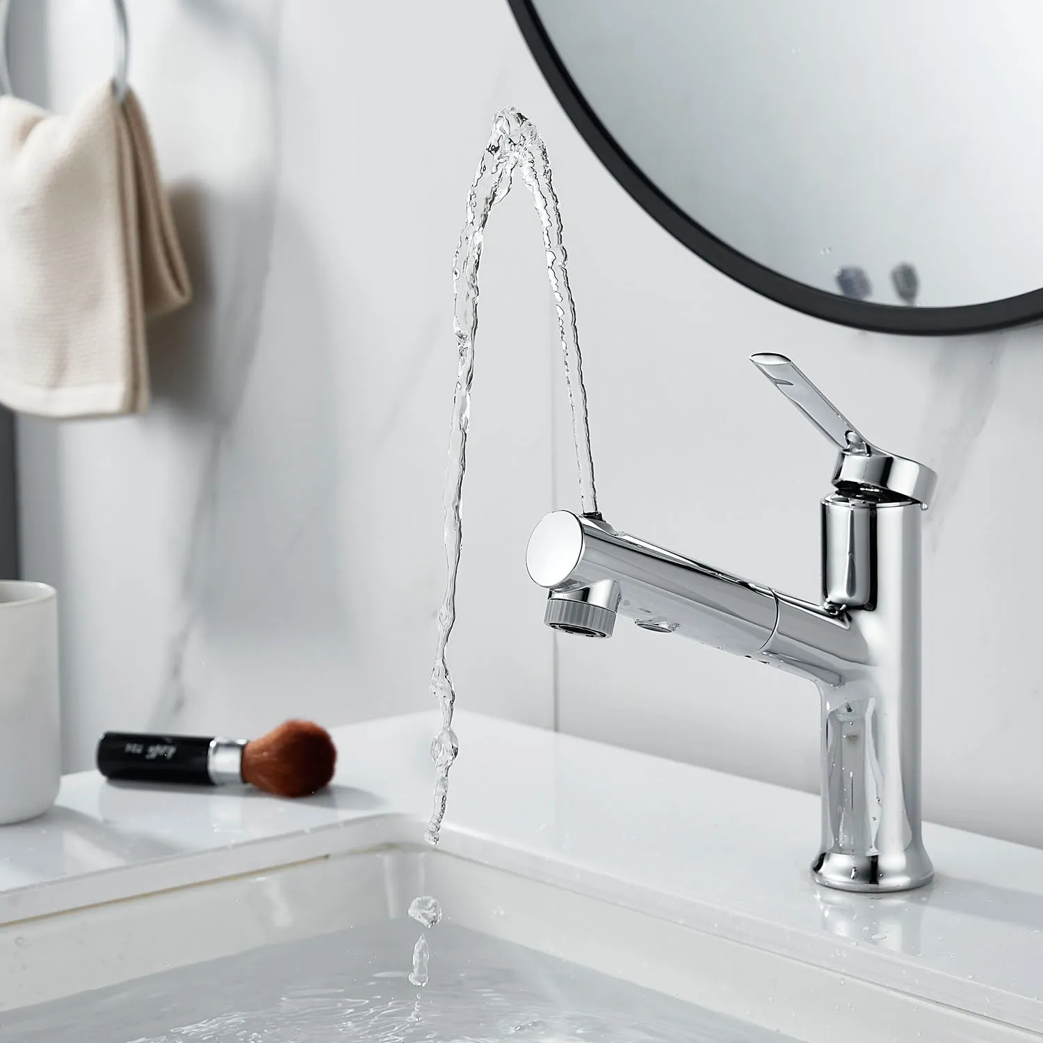 Смеситель для раковины многофункциональный Raffine F281, хром