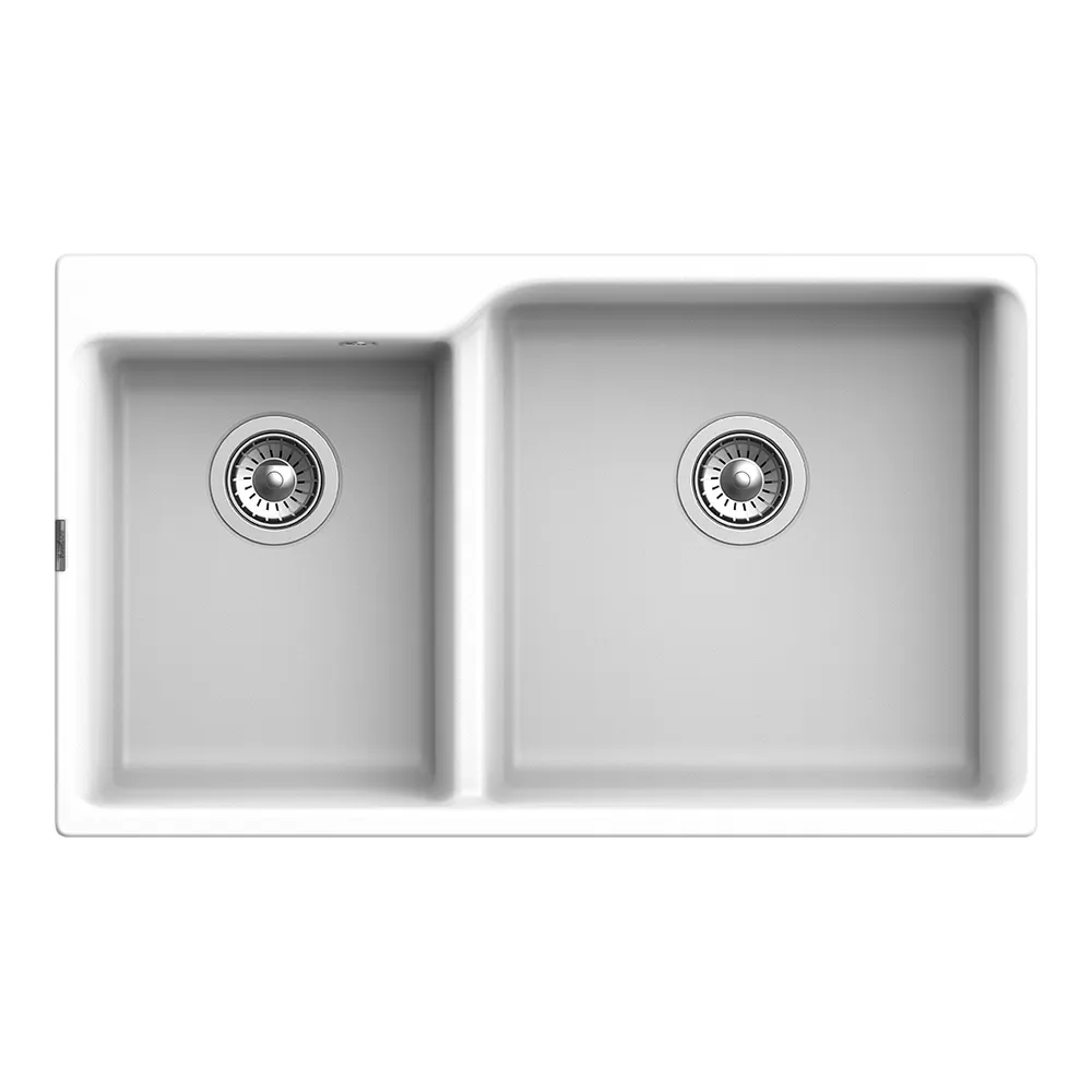 Кухонная мойка Rivelato AXEL X-90D, иней