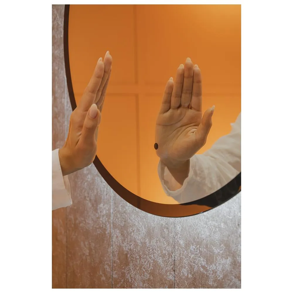 Зеркало Silver Mirrors Monaco-BLACK d600 (бесконтактный сенсор)