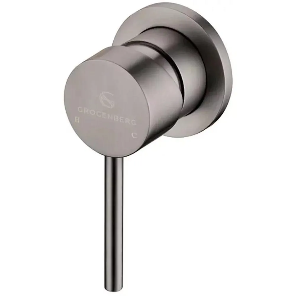 Смеситель для раковины встраиваемый Grocenberg GB511BG, графит