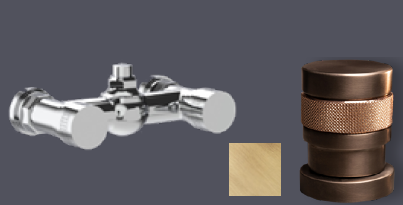 Смеситель для душа Nicolazzi Vitone ceramico doccia, Bronzed Plated (2425 BZ 21)