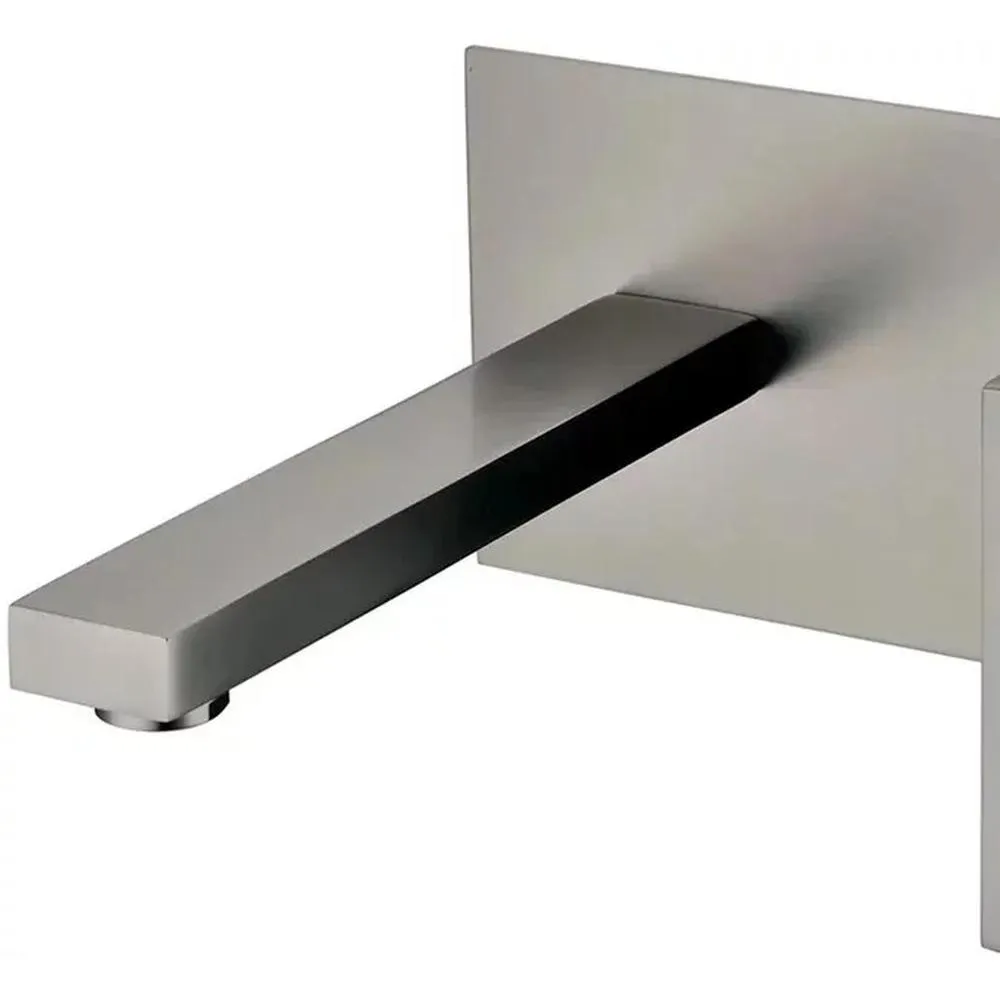 Смеситель для раковины встраиваемый Grocenberg GB588BG, графит