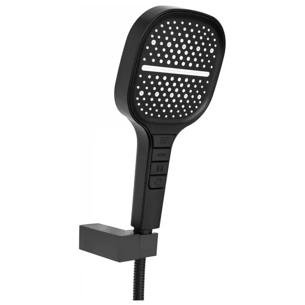 Душевая система встраиваемая Hansberge H6077BL, черный