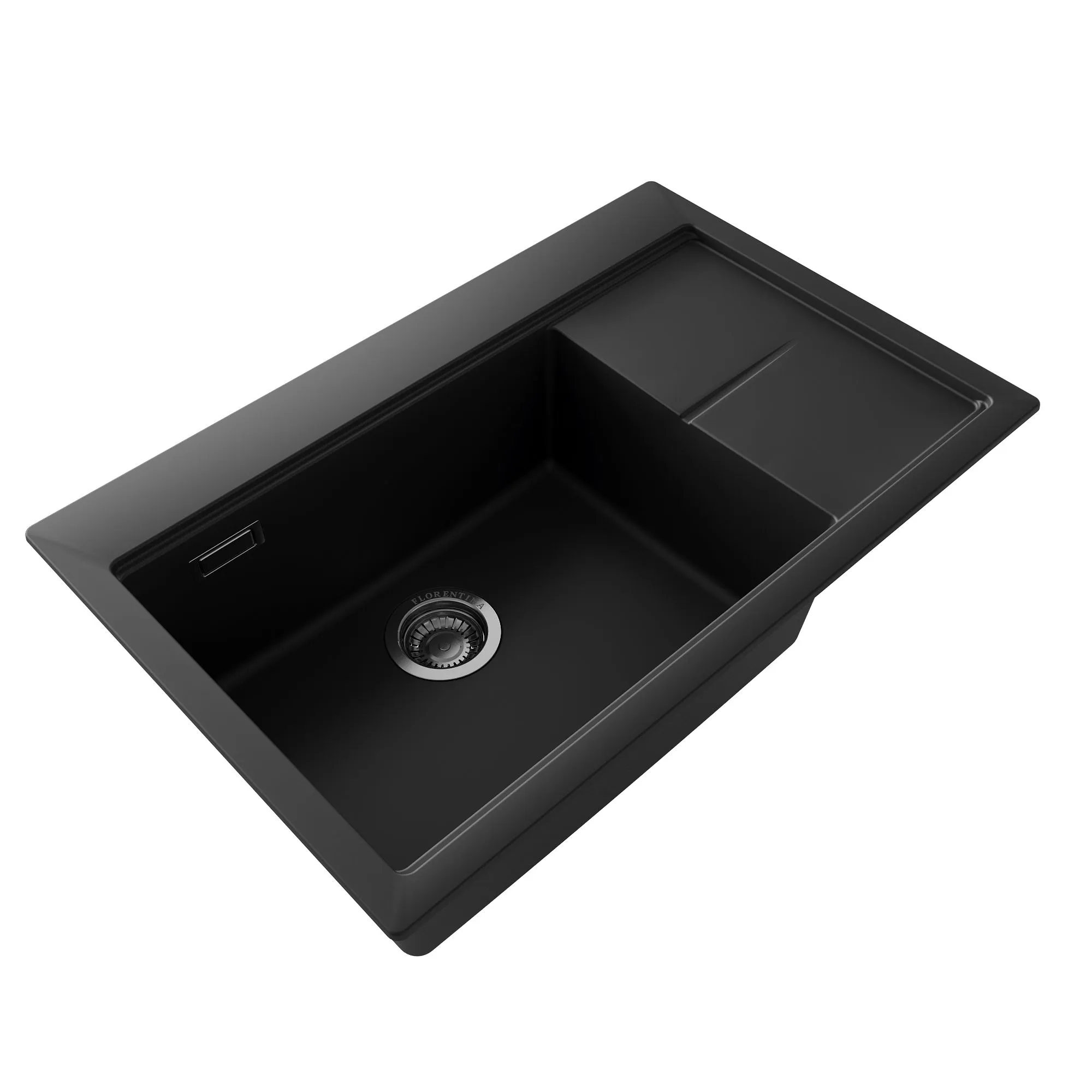 Кухонная мойка с разделочной доской Florentina РОССАНА 20.500.C0780.302, антрацит