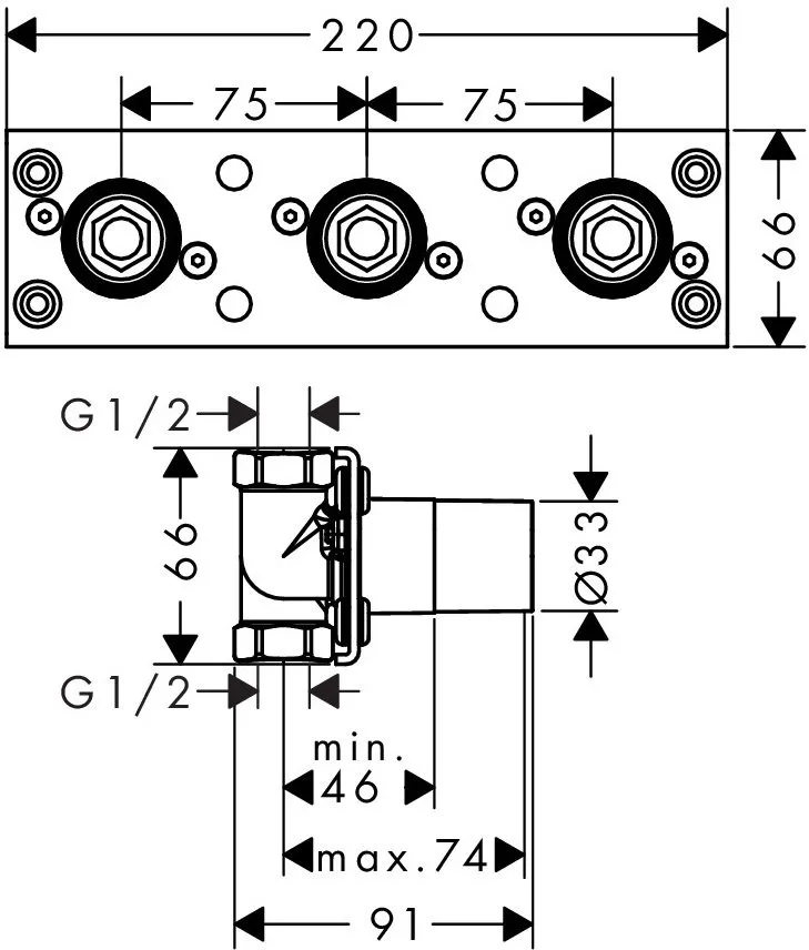 Термостат Hansgrohe ShowerTablet (13129180)