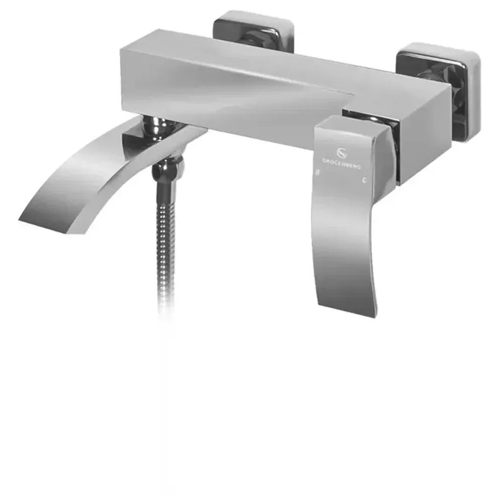 Набор для ванны 3 в 1 Grocenberg GB1007CR, хром