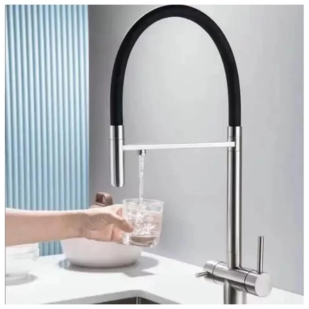 Смеситель для кухни с гибким изливом Grocenberg GB4099CR, хром