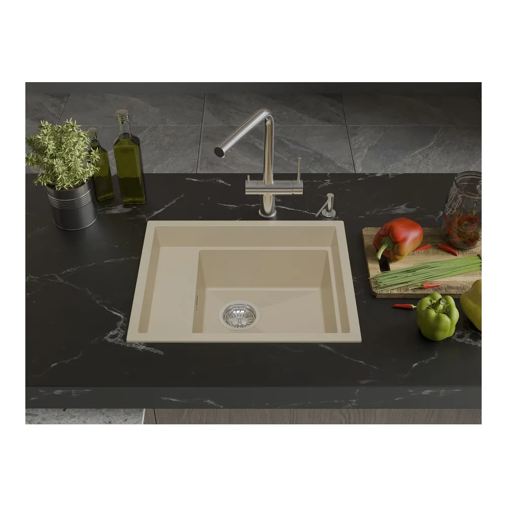 Кухонная мойка Rivelato NOBILE NB-544-L, темно-бежевый