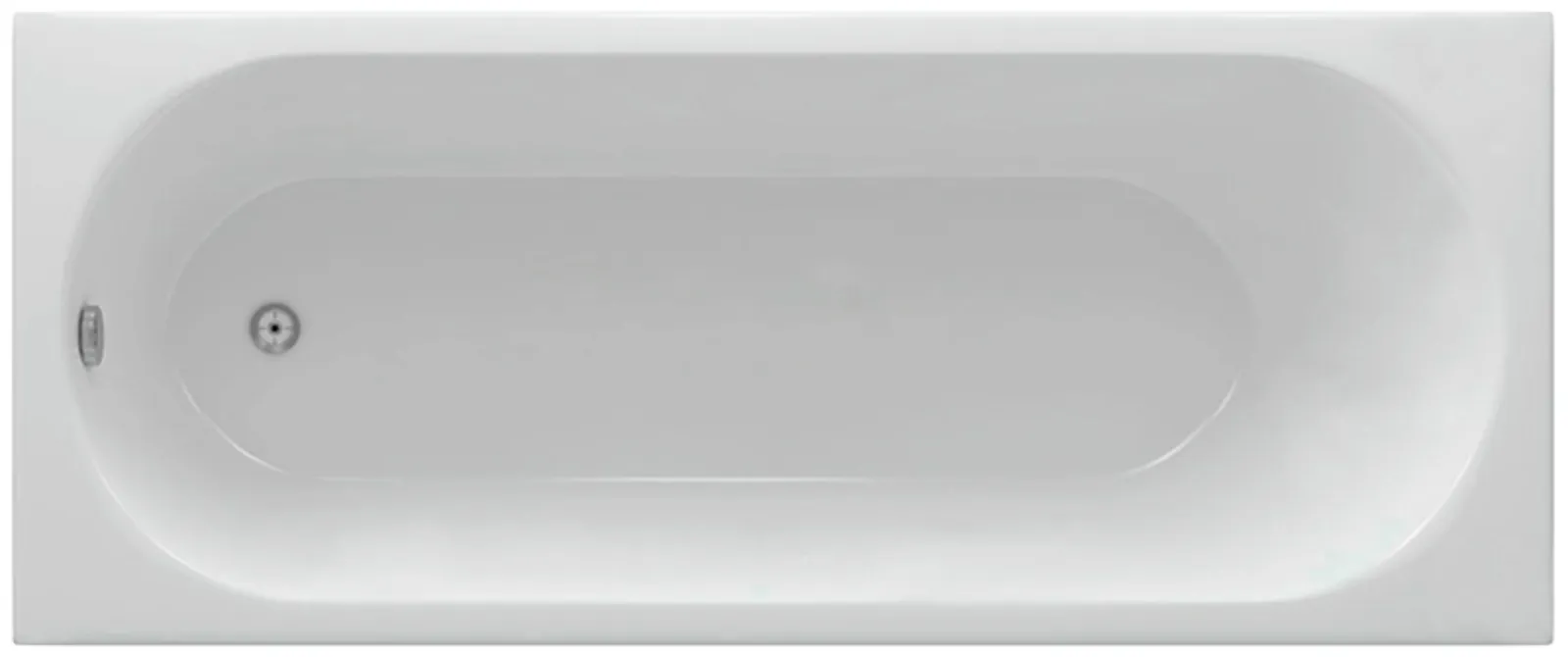 Акриловая ванна Aquatek Оберон 1800x800 с фронтальным экраном, слив слева (OBR180-0000003)