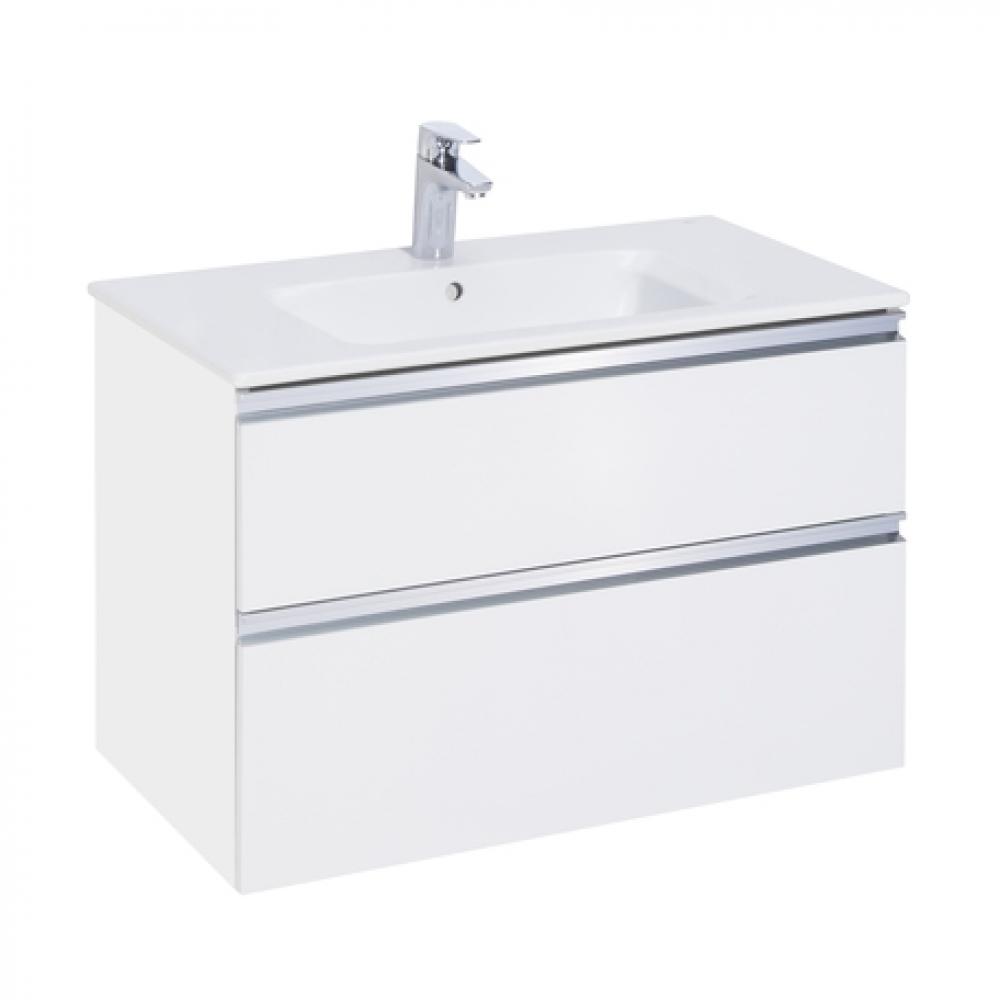 857399806 GAP м‐ль д/раковины 2 ящика 800мм, бел/гл (аналог 857551806)