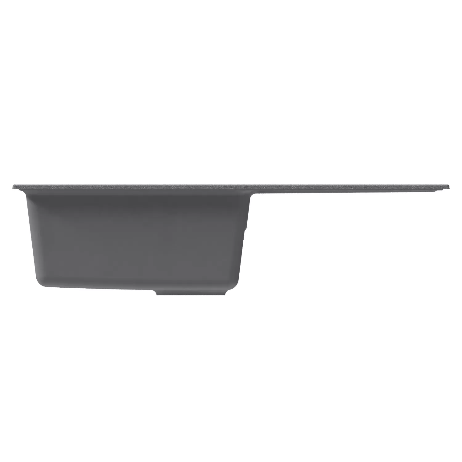 Мойка MIXLINE ML-GM20 с крылом  графит  (342) 830*480*190мм NEW (552006)