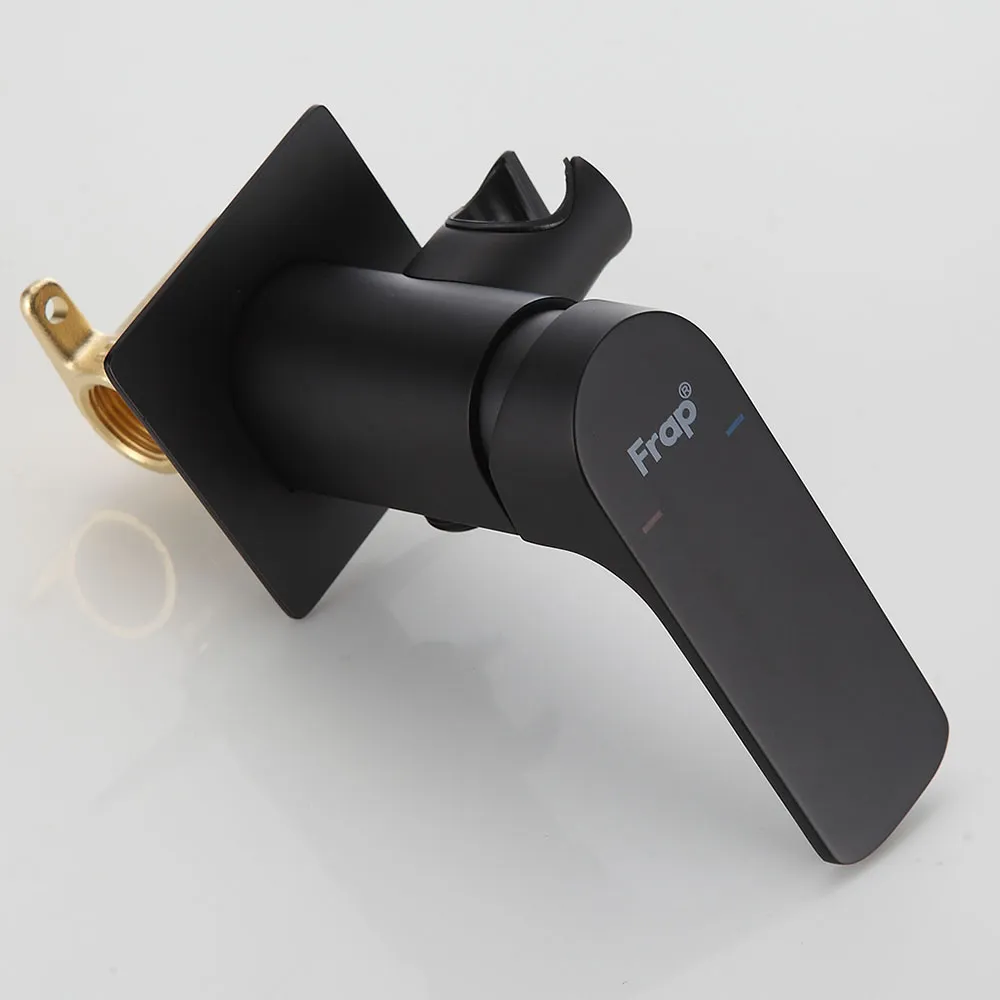 Гигиенический душ со смесителем FRAP F7586-26, черный