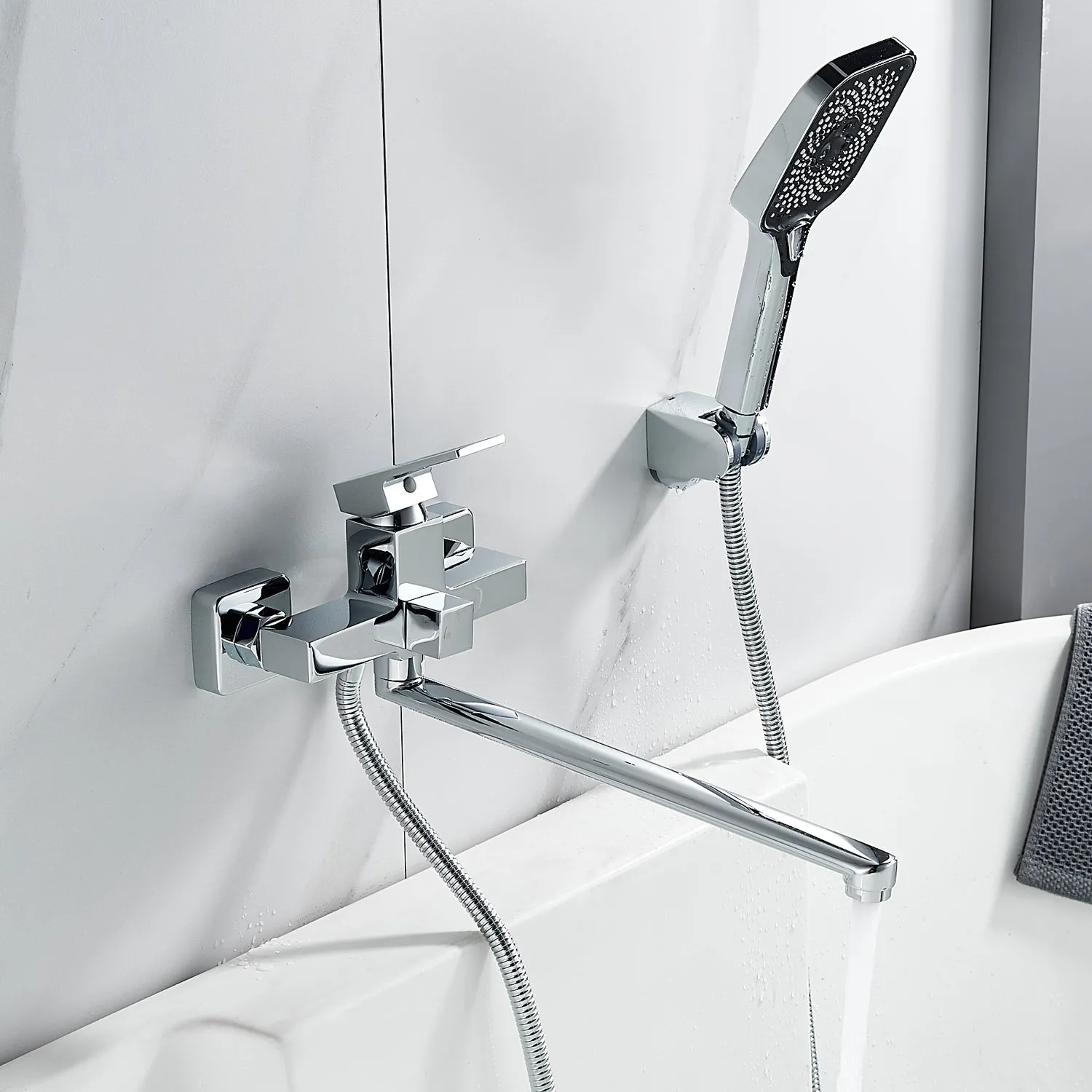 Смеситель для ванны Raffine F2296, хром