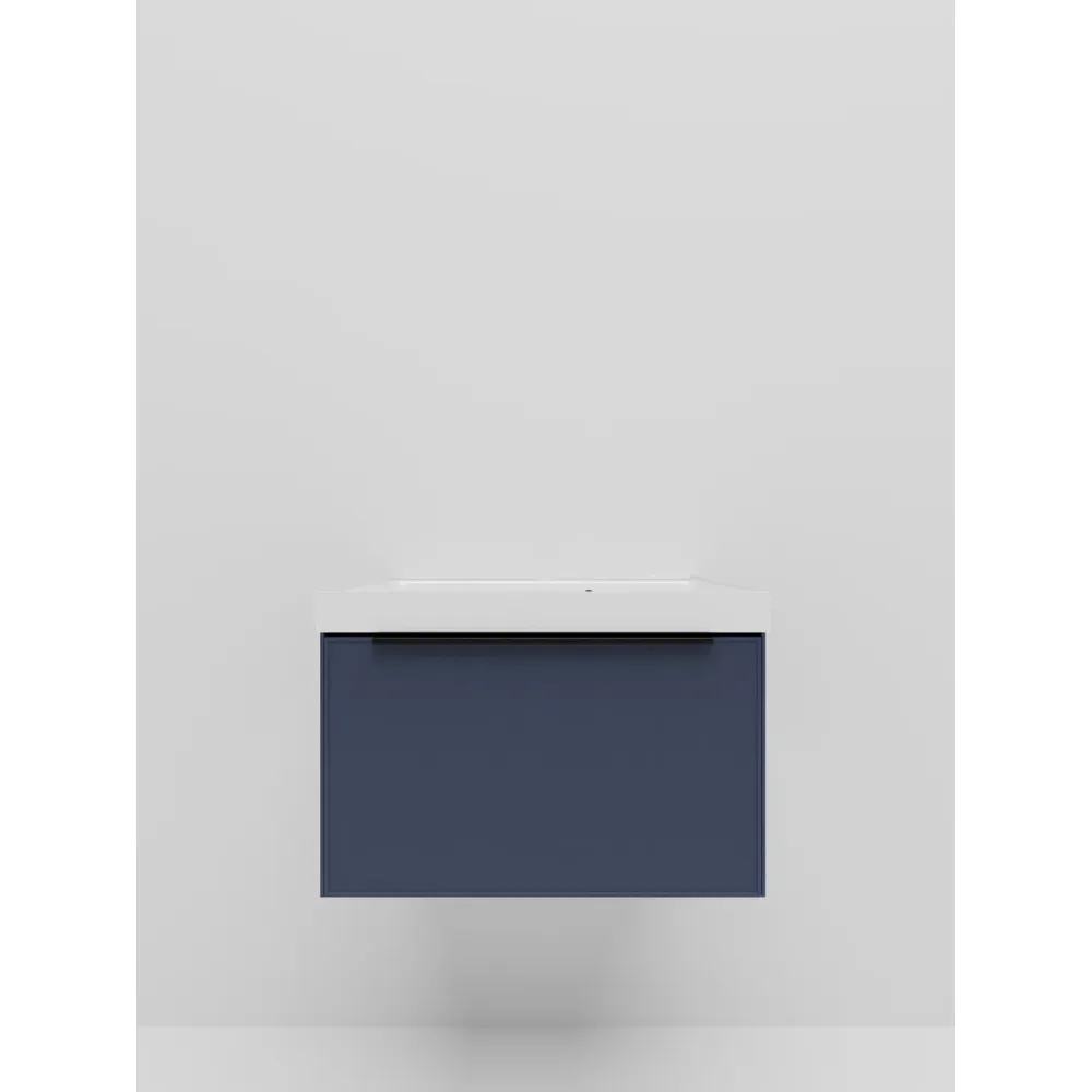 Тумба под раковину подвесная La Fenice SIMPLA FNC-01-SIM-BG-60, синяя