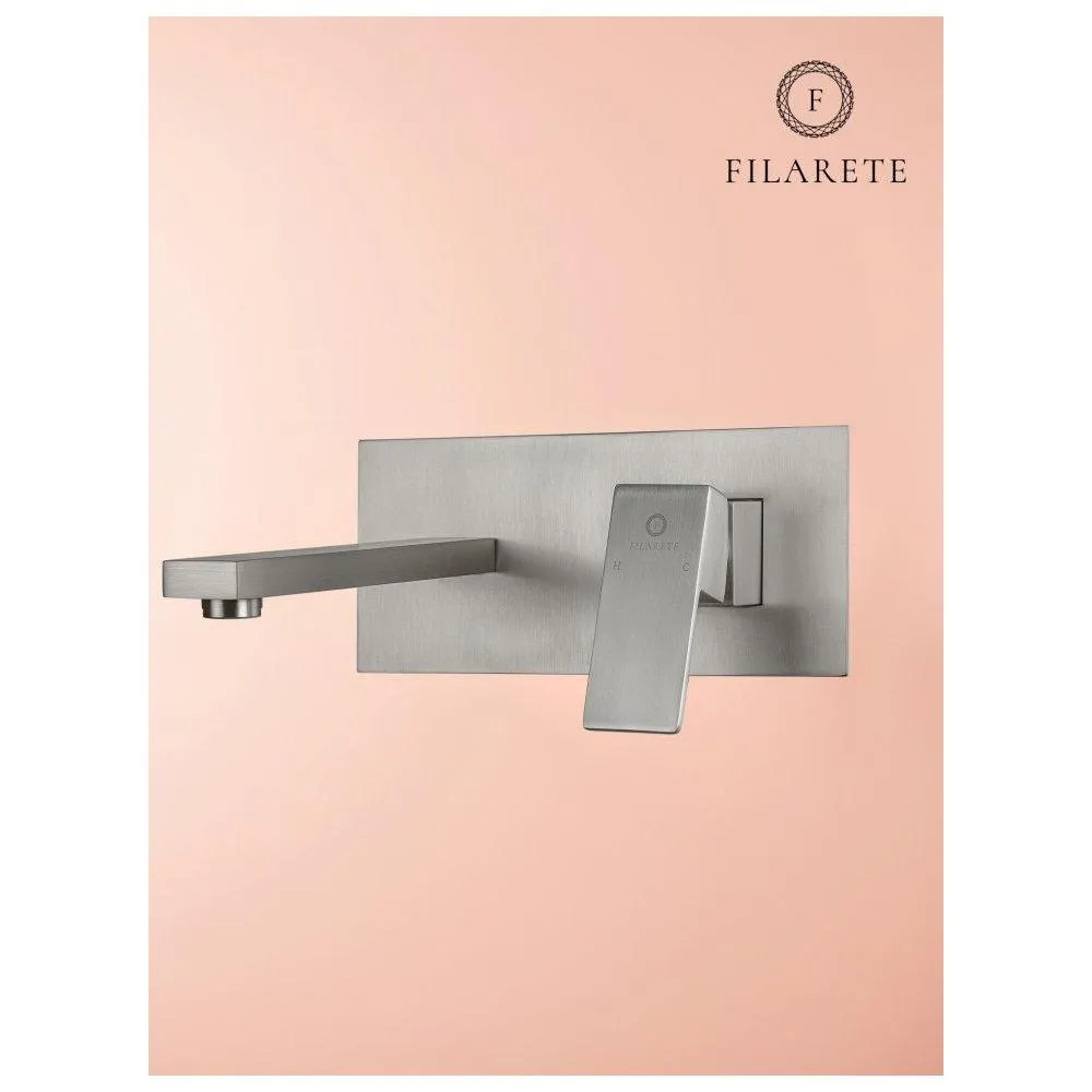 Смеситель для раковины встраиваемый FILARETE Fing FL4040NK, никель