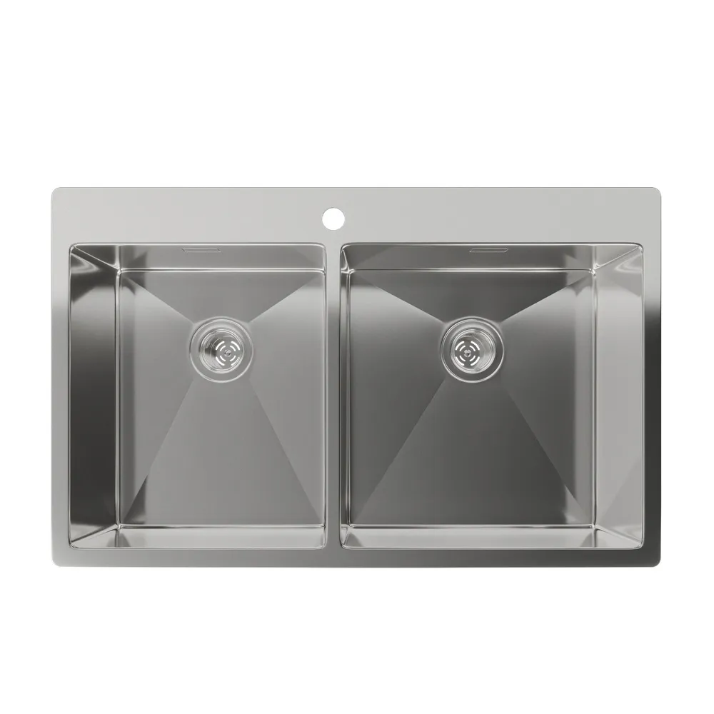 Кухонная мойка Rivelato Rinox 8050 B2, нержавеющая сталь
