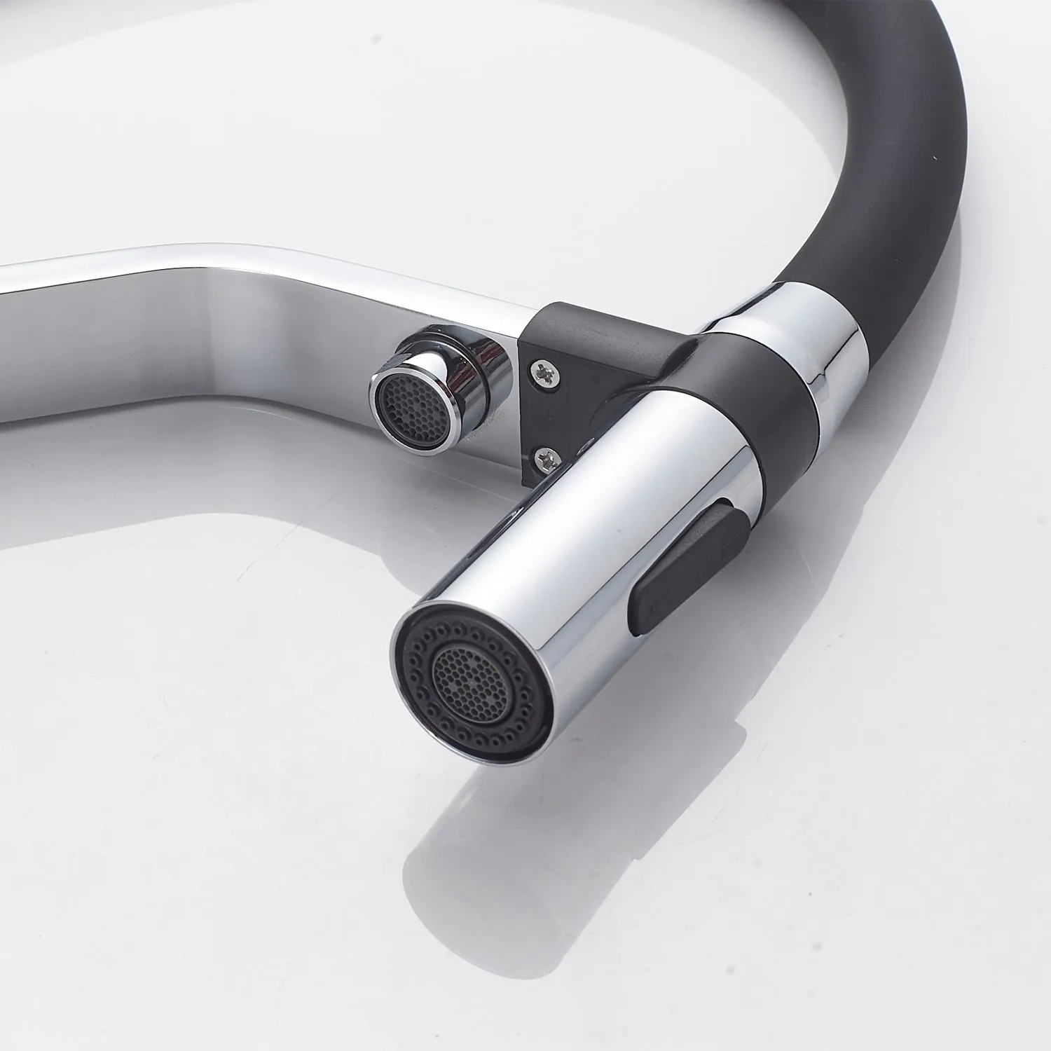 Смеситель для кухни с гибким изливом и подключением фильтра Shevanik S278, хром