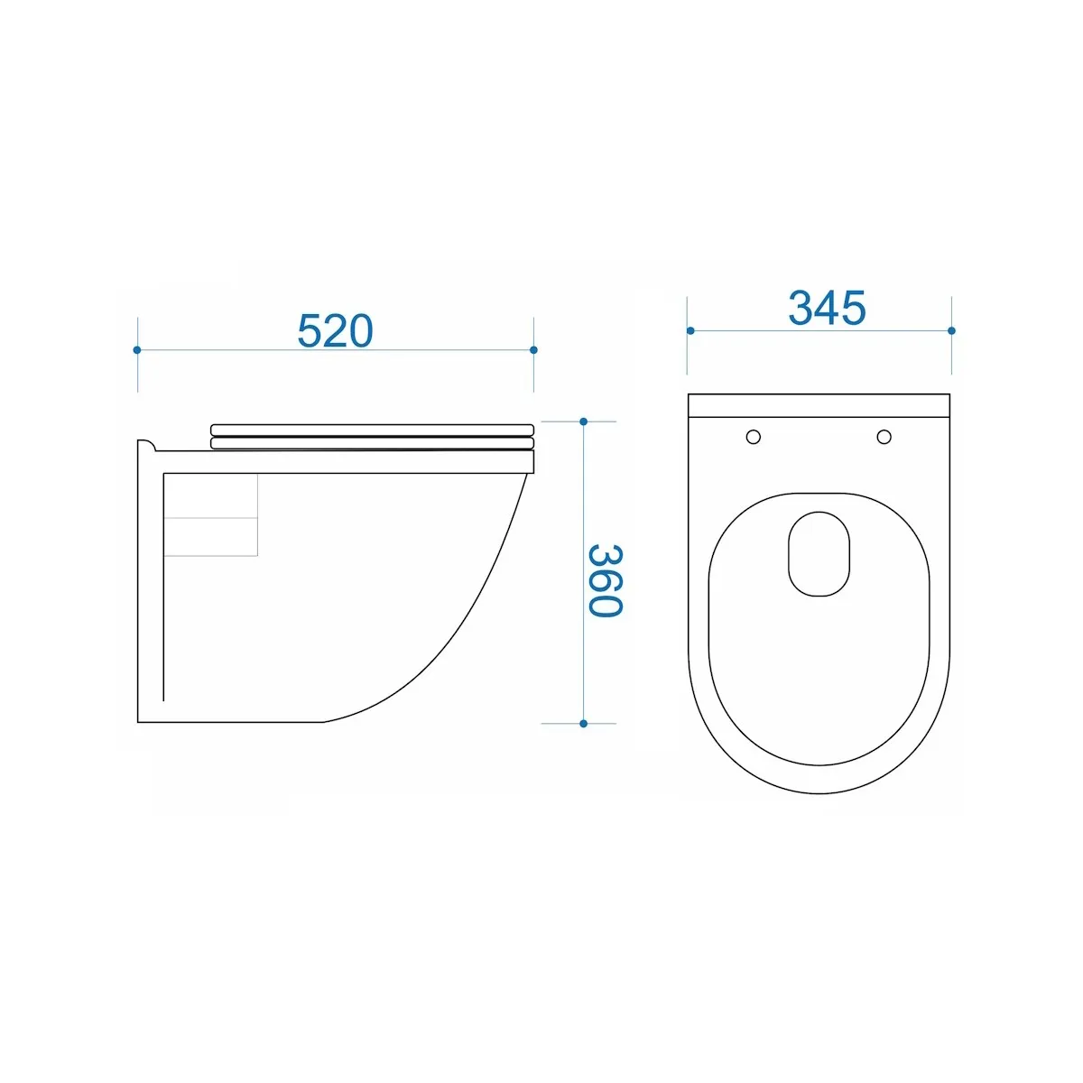 Унитаз подвесной Maretti Vittorio безободковый с микролифтом, VI10PBM82-844, белый