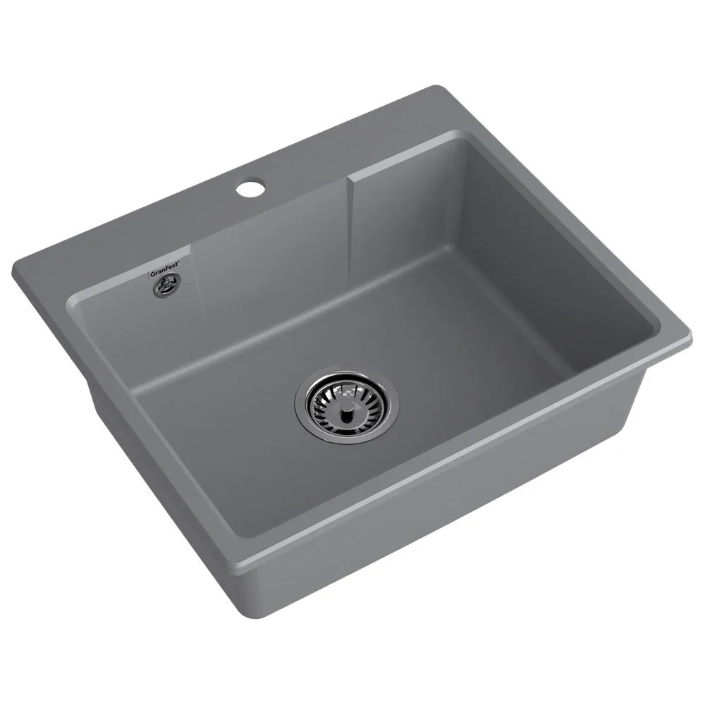 Кухонная мойка GranFest URBAN 658, темно-серый