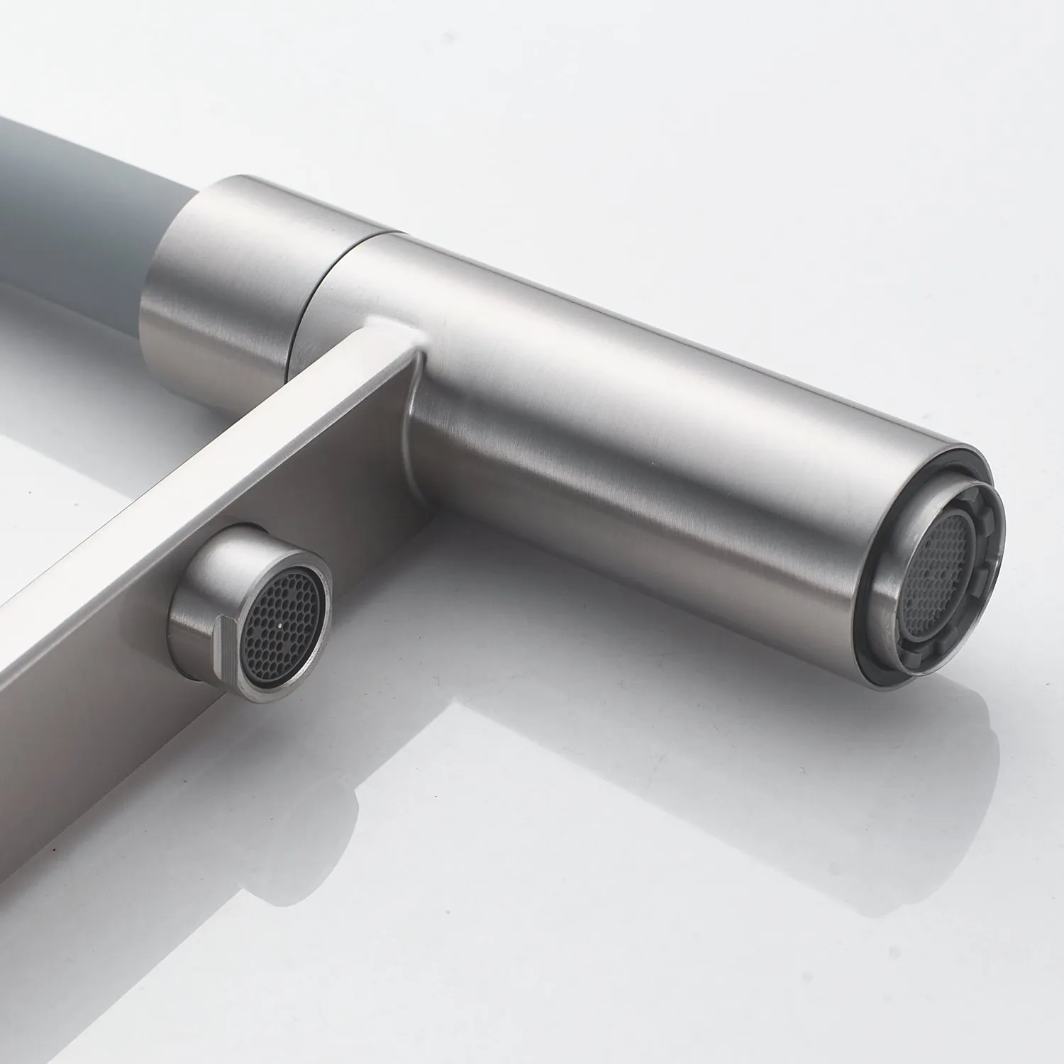 Смеситель для кухни с подключением фильтра Shevanik S178L, сатин