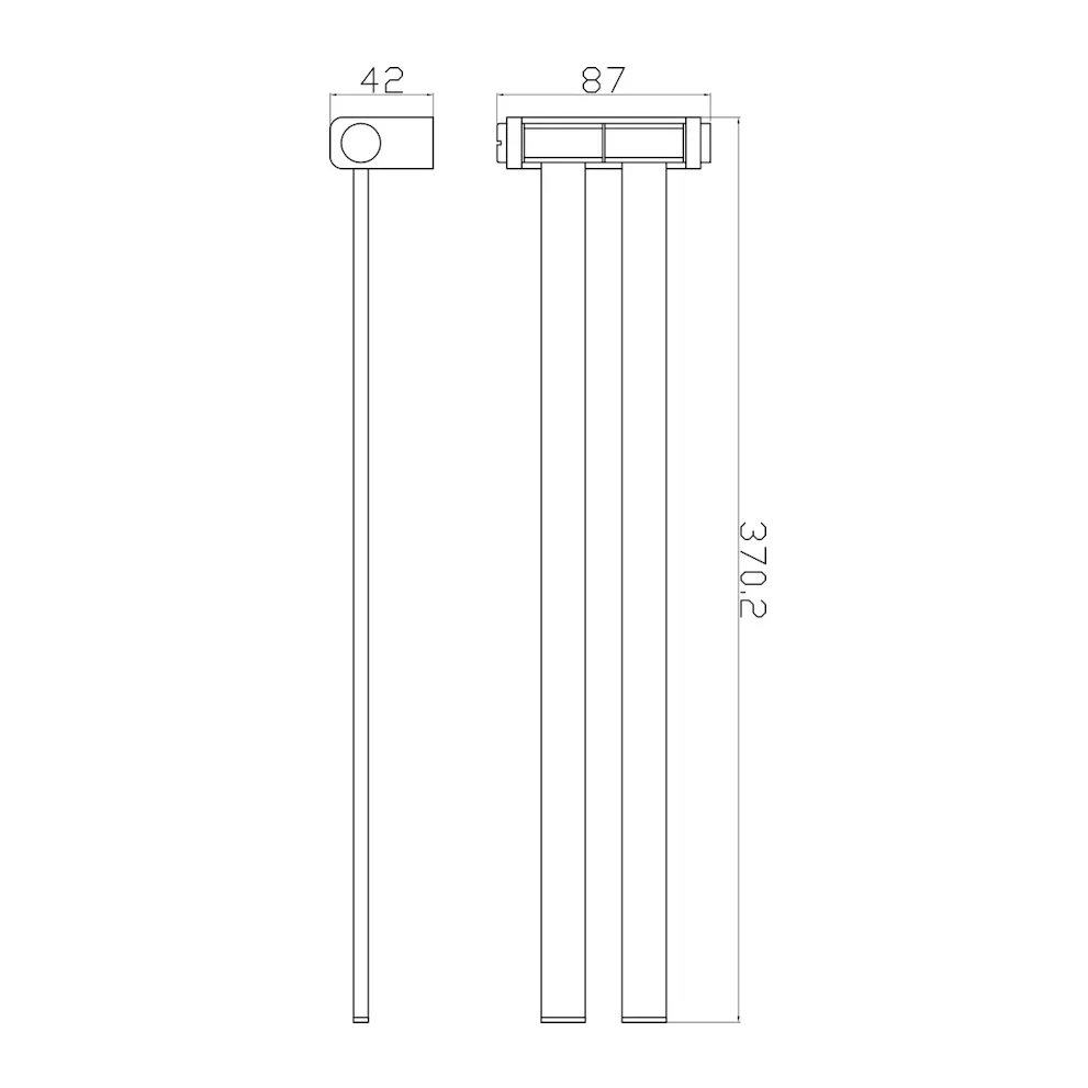 Полотенцедержатель поворотный Rav Slezak NIL NLA0602ZK, золото брашированное