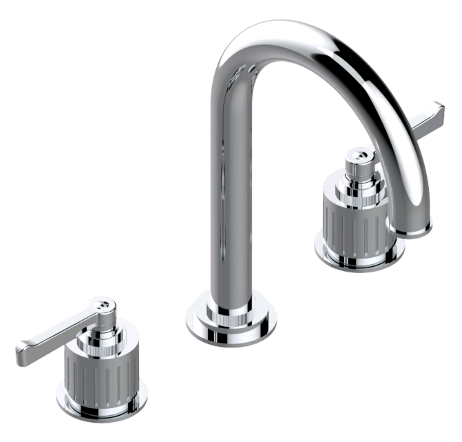 Смеситель для раковины THG Hamptons with lever handles, для мрамора, никель PVD (G4S H55 152M)