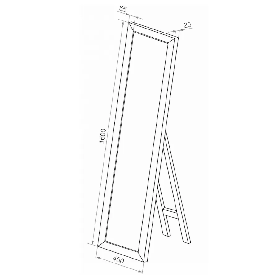 Зеркало Maretti Umbria UM1445160P20 45x160 см