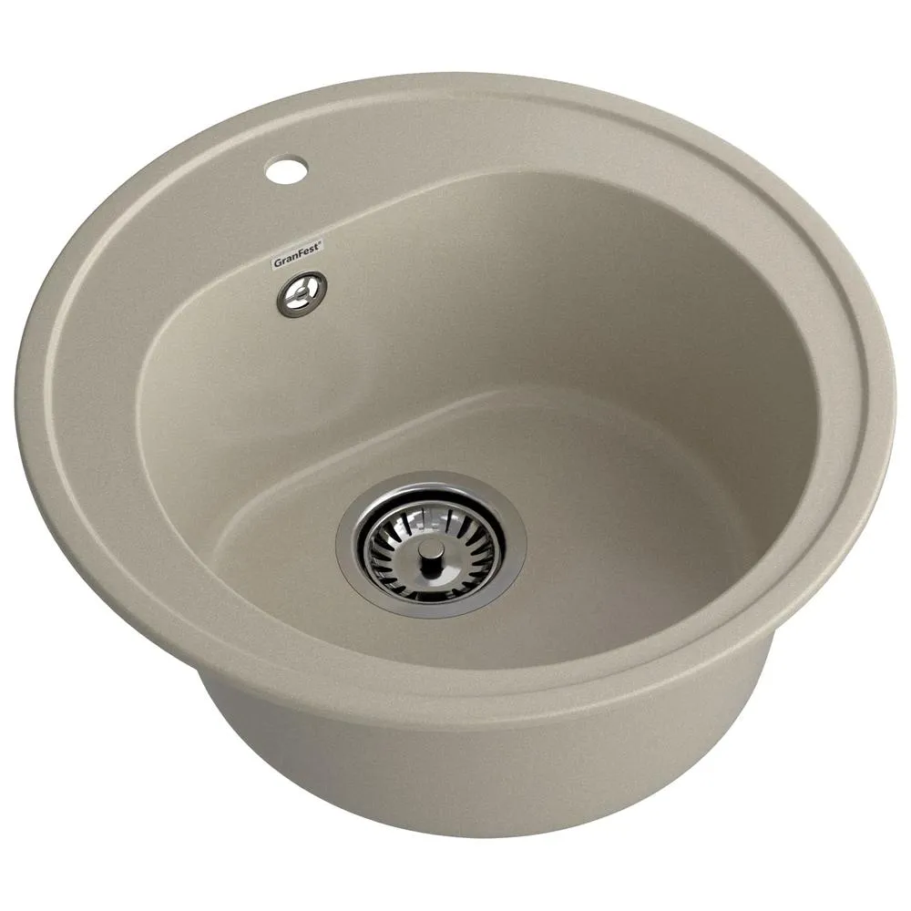 Кухонная мойка GranFest RONDO 510, топаз