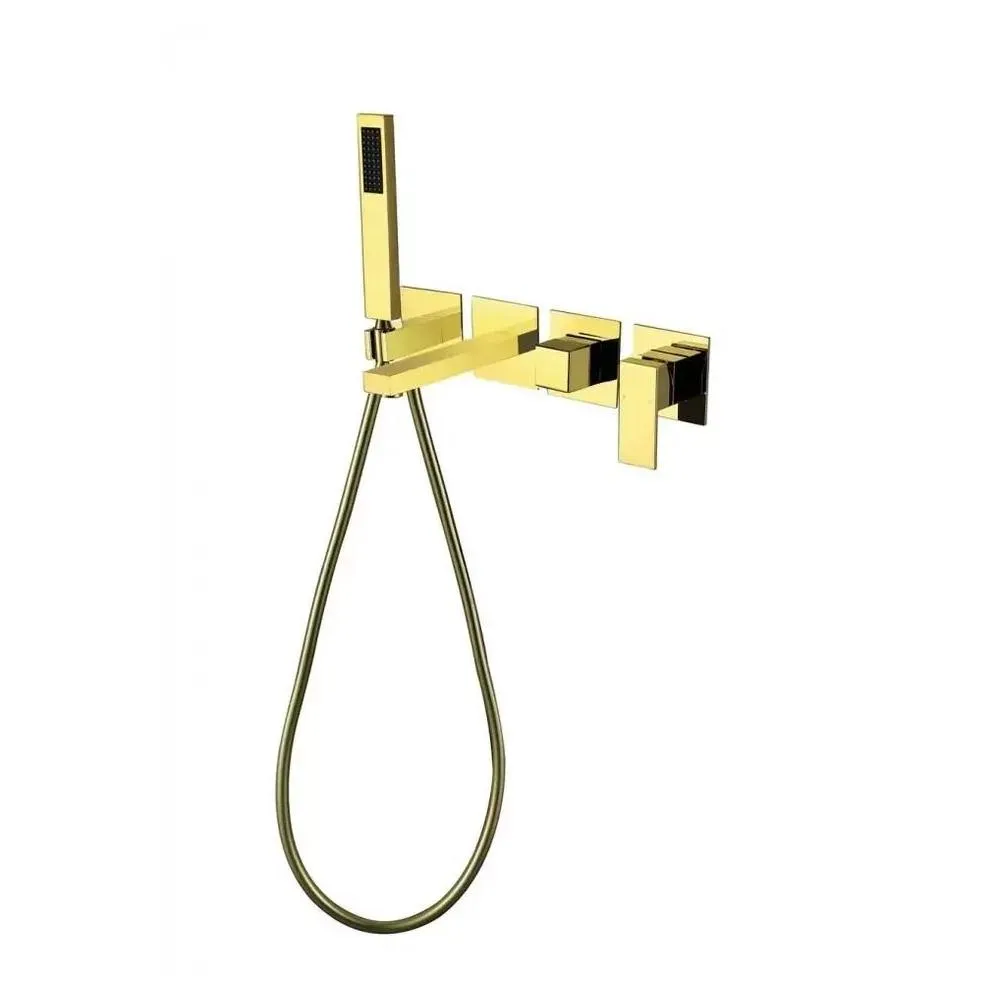 Смеситель для ванны встраиваемый Grocenberg GB5060GO, золото