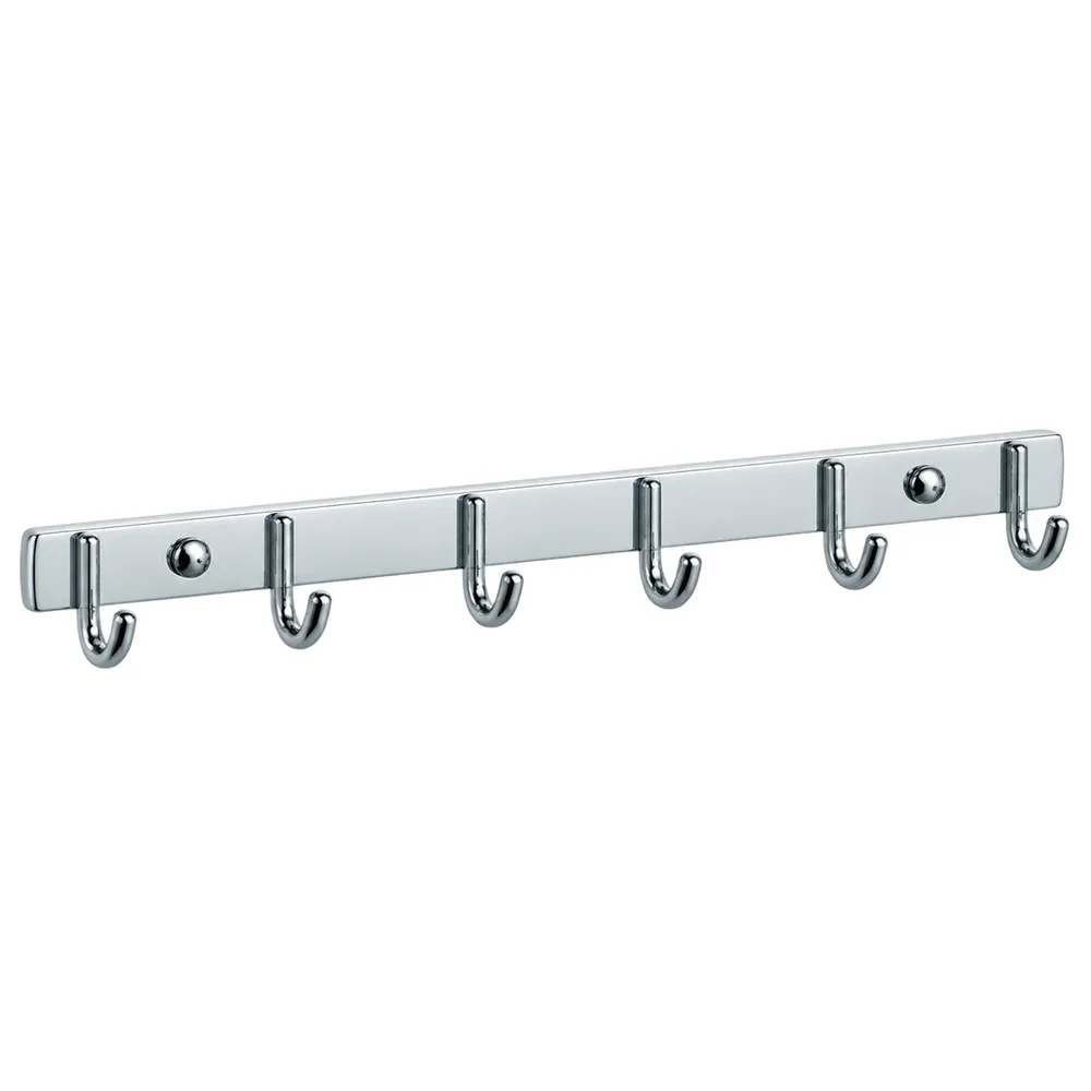 Планка с крючками Savol S-00606D, хром