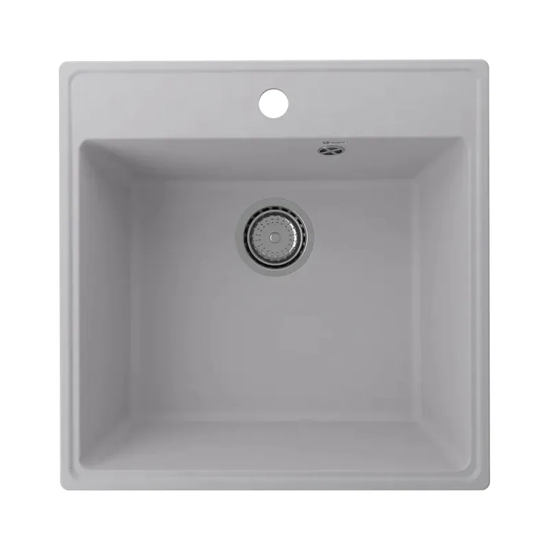 Кухонная мойка Ulgran Quartz Forte 505-04, платина