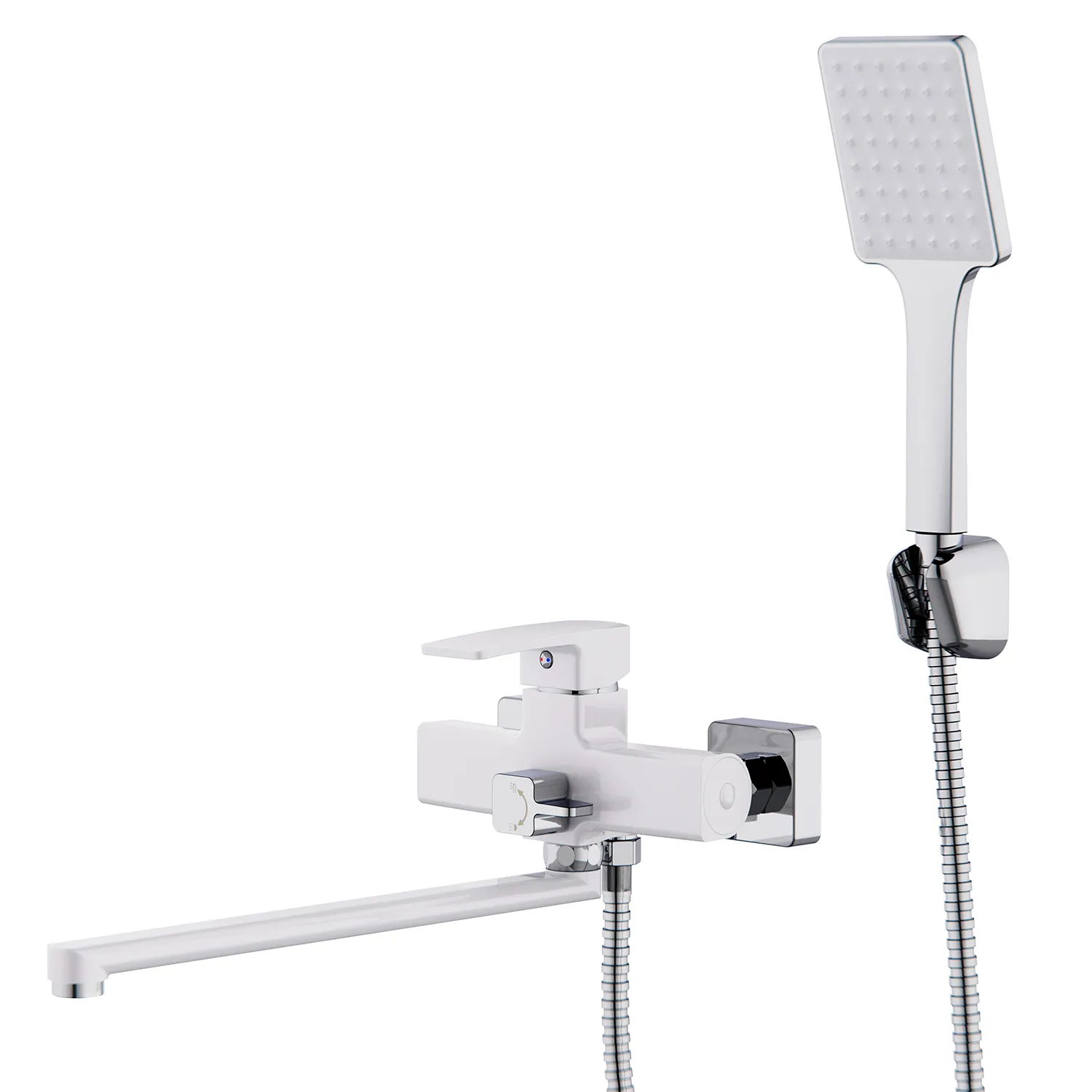 Смеситель для ванны FRUD R22153, белый