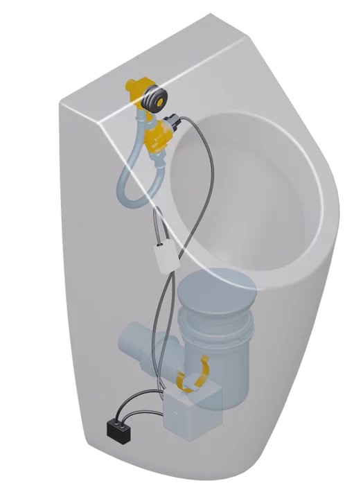Система смыва Villeroy & Boch ProDetect 2 для писсуара, с блоком питания (9190N100)