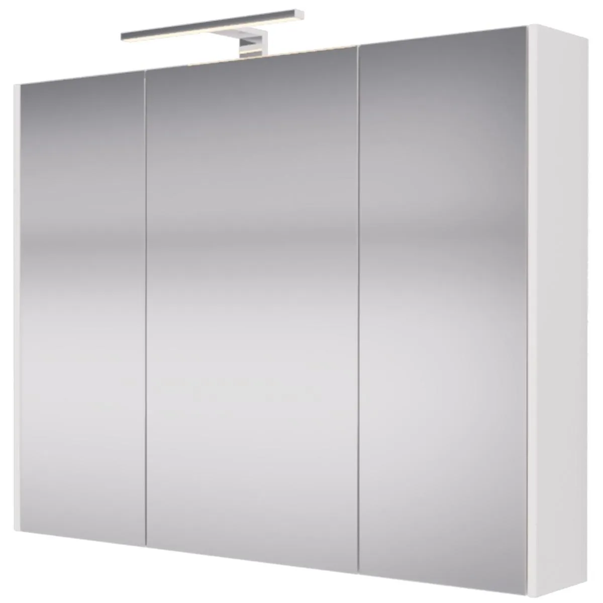 Зеркальный шкаф Dreja Prime 90 см, белый