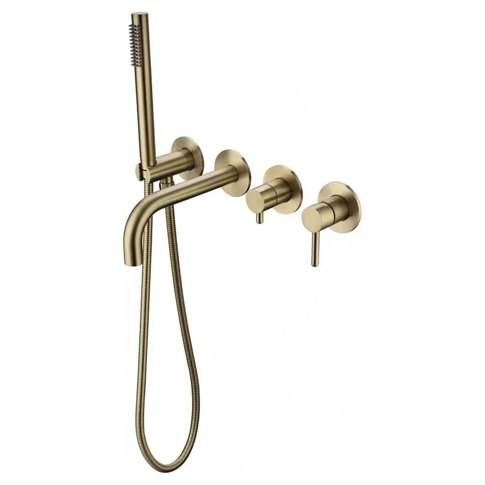 Смеситель для ванны встраиваемый Grocenberg GB5070MG, матовое золото