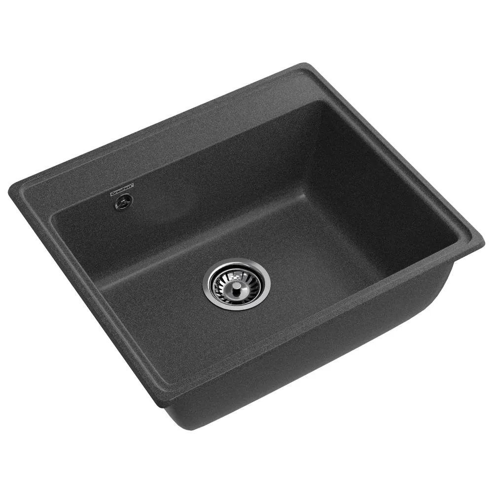 Кухонная мойка GranFest VERTEX 580, графит