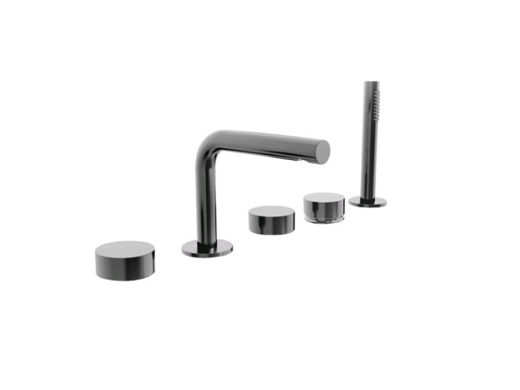 Смеситель для ванны и душа Fantini AF/21 Fukasawa, хром (27 02 A265)