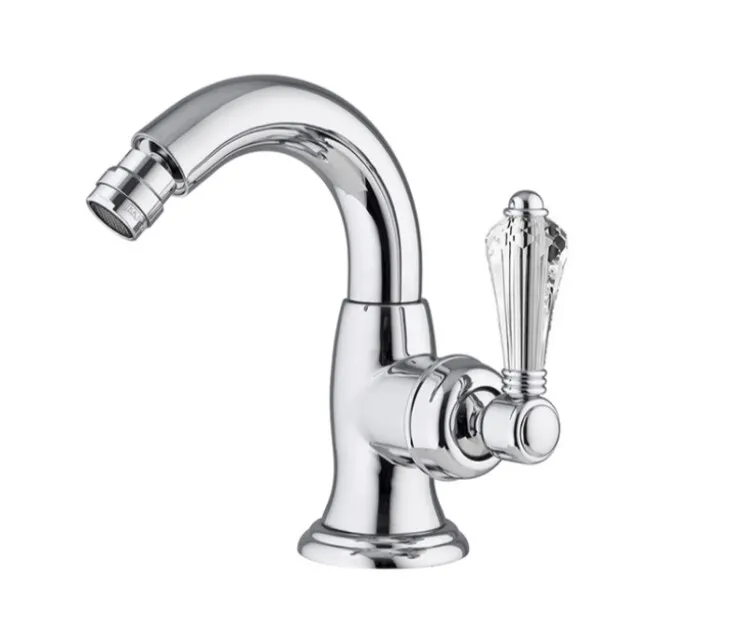 Смеситель для биде Nicolazzi Cinquanta Cristallo, латунь полированная (Polished Brass) (3455 OL 33C)