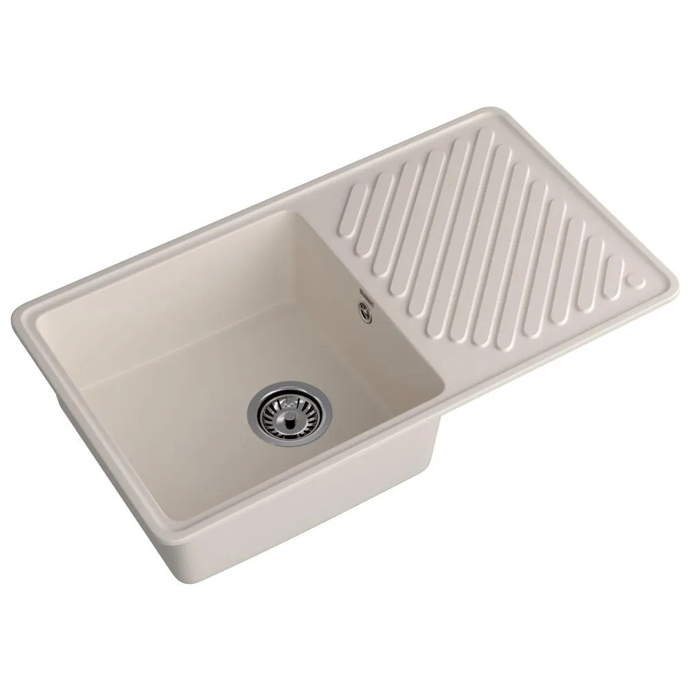 Кухонная мойка GranFest QUARZ 53, белый