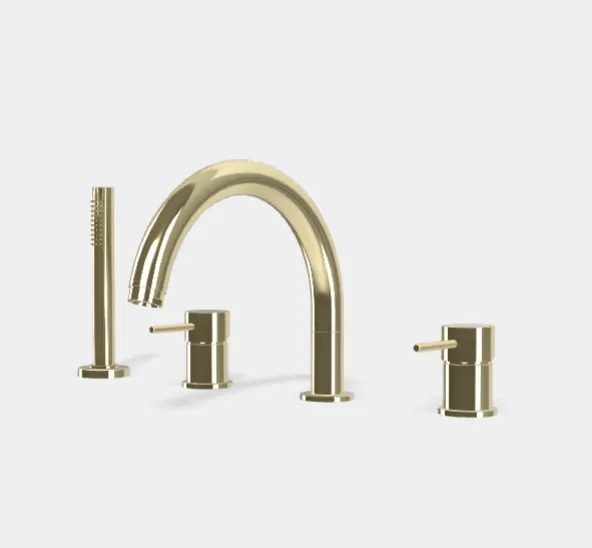 Смеситель для ванны Fima Carlo Frattini Spillo Up, шампань (F3044NHL)