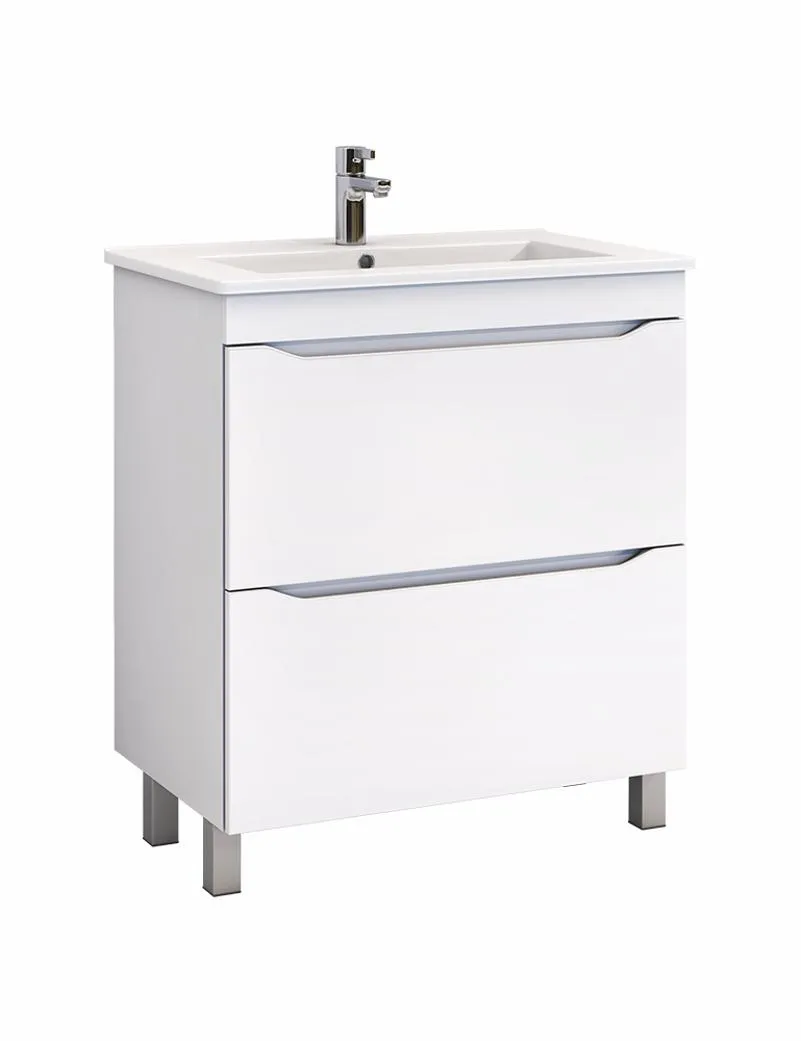 Тумба с раковиной напольная VIGO Grani tn.GRI.OSK.75.2Y, 75 см