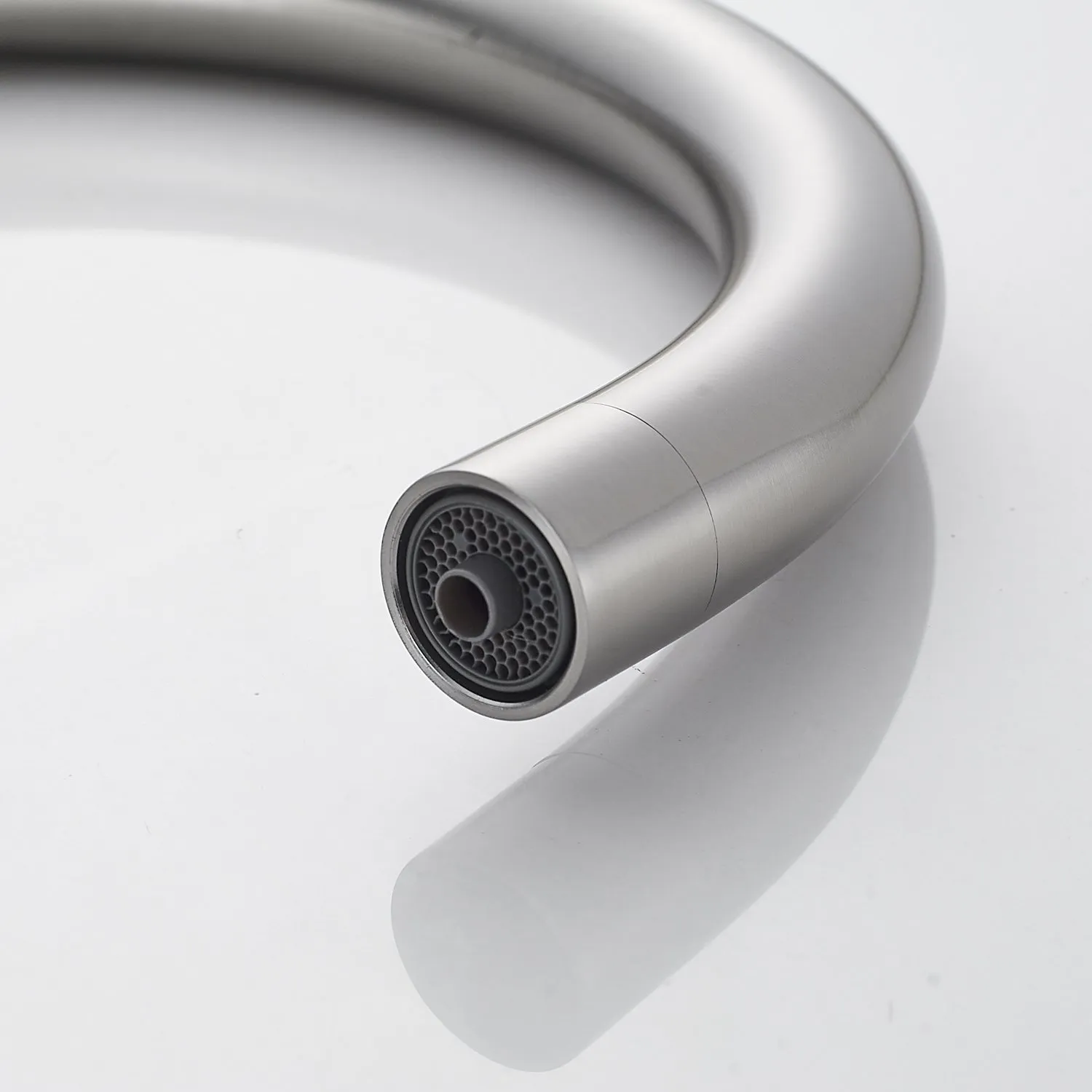 Смеситель для кухни с подключением фильтра воды Raffine F108L, сатин