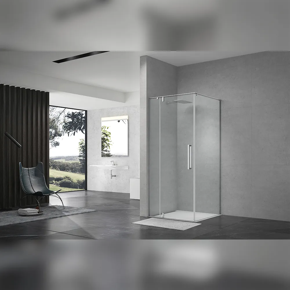 Душевой уголок Terminus Альба квадрат 90х90х220, хром