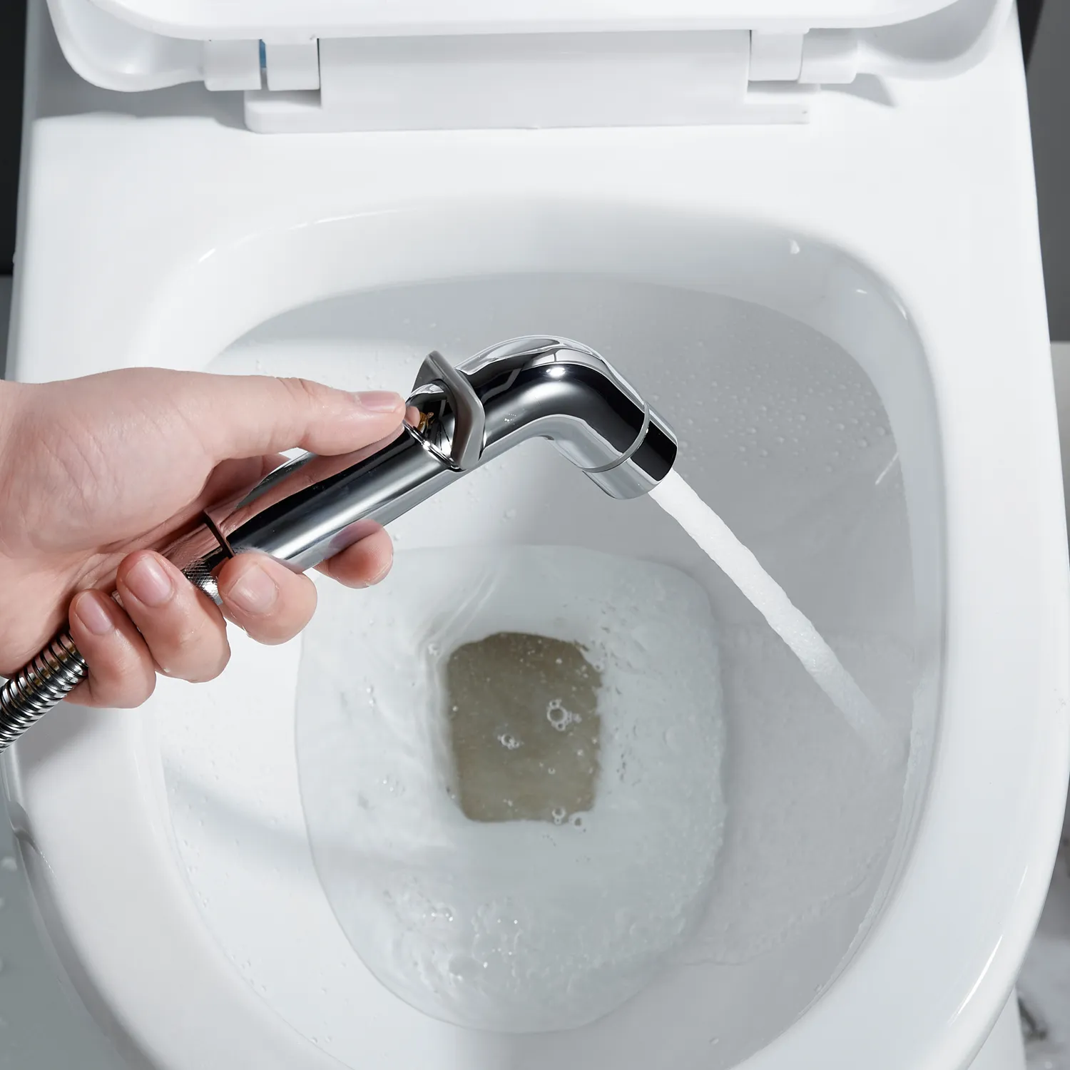 Гигиенический душ со смесителем Shevanik S4705-1, хром