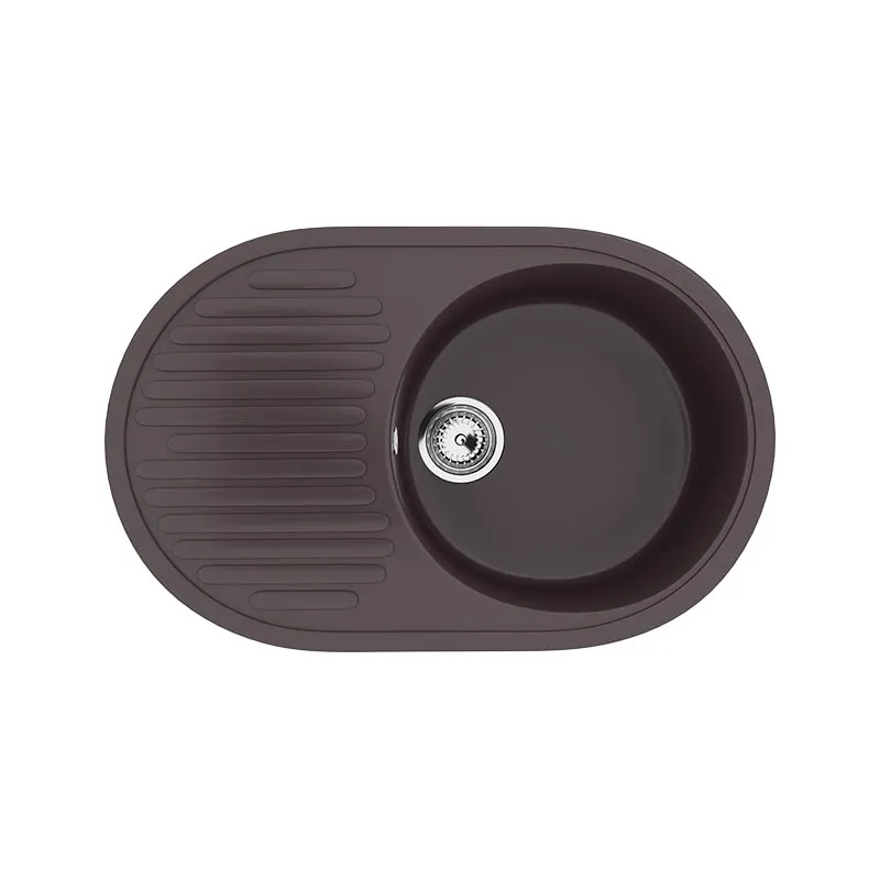 Кухонная мойка Ulgran U-107-345, шоколад