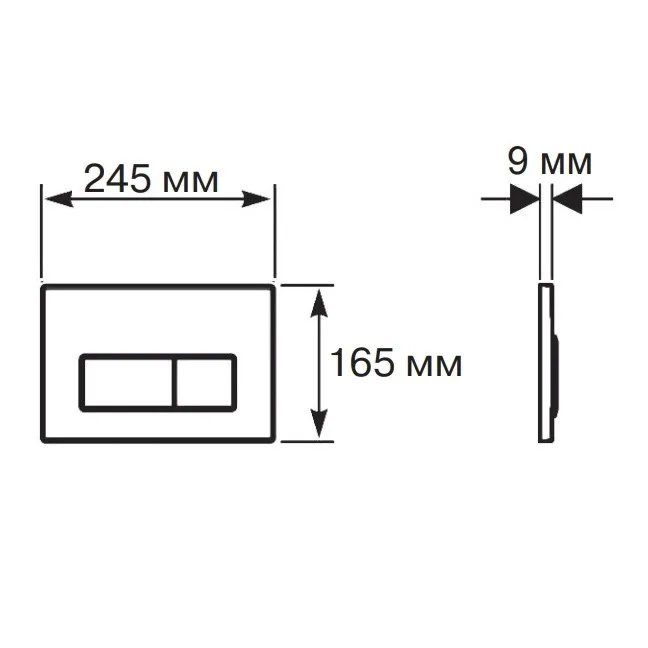SET AQUATEK МИЯ-MB-025 4в1 (рама AQUATEK Standard INS-0000020+ крепеж KKI-0000002+клавиша KDI-0000025+унитаз AQ2004-MB с тонким сиденьем soft-close