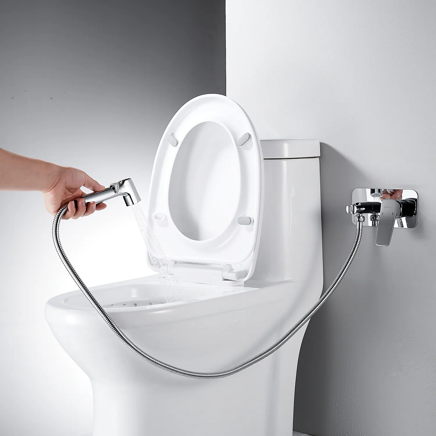 Гигиенический душ со смесителем Shevanik S9905, хром