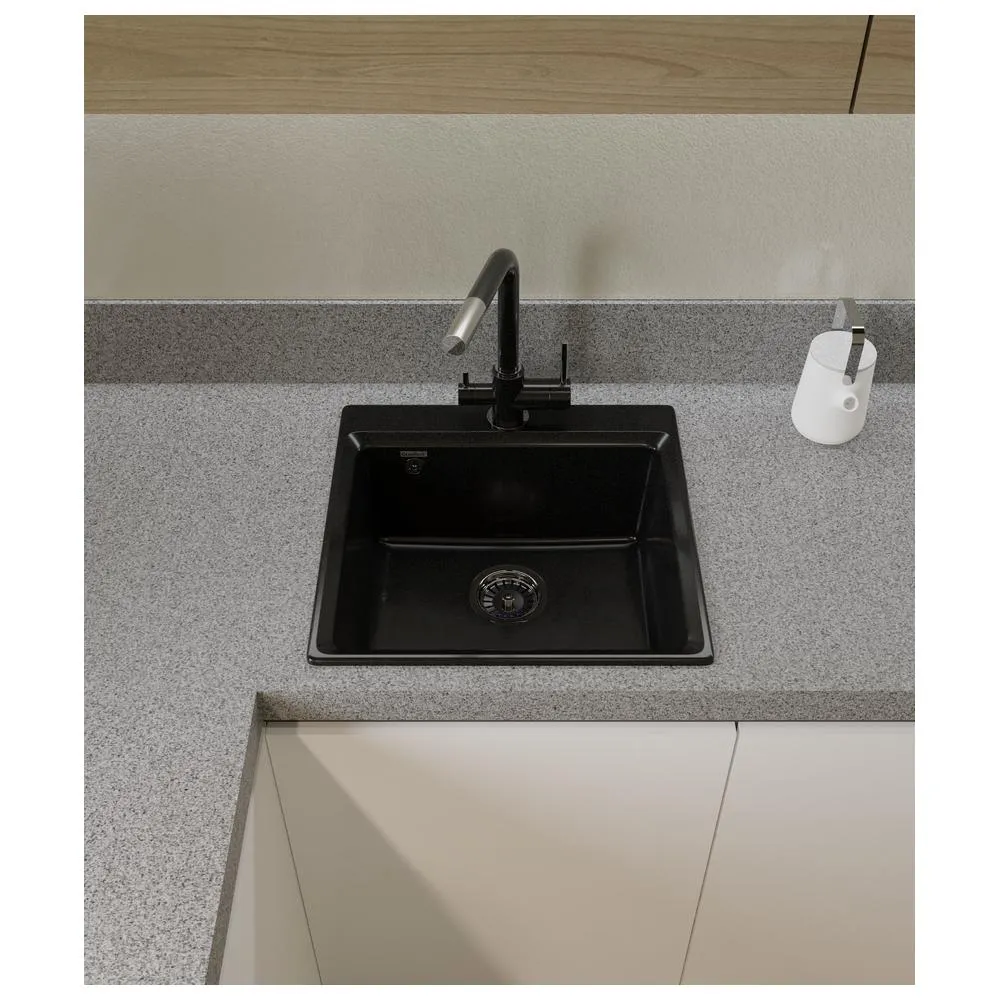 Кухонная мойка GranFest LEVEL 510, черный